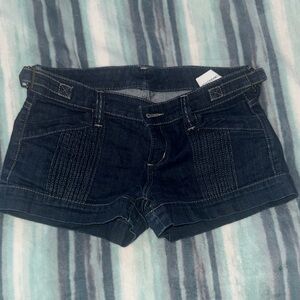 BCBGMaxAzria Dark Blue Jean Shorts
